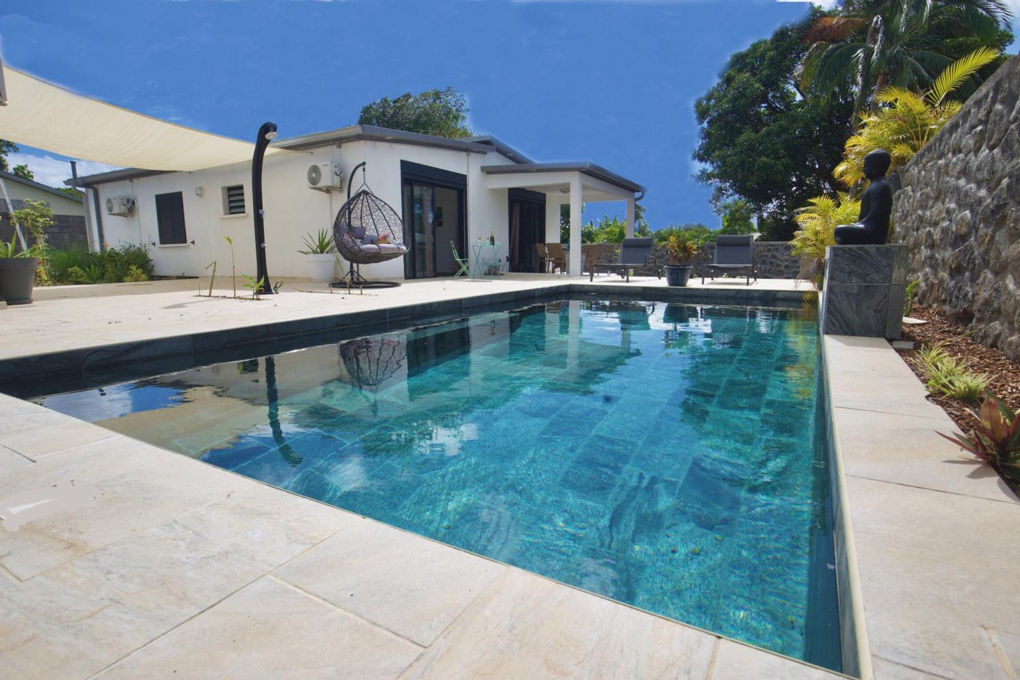 Villa Du Beau Vallon 2 Jacuzzi Privatif Et Piscine Chauffee Partagee Saint-Benoît Eksteriør bilde